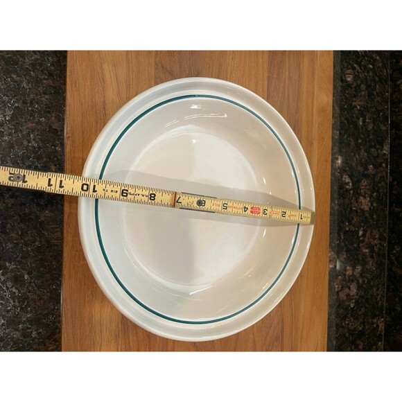 Longaberger Woven Traditions Classic green Pie Plate - Picture 3 of 5